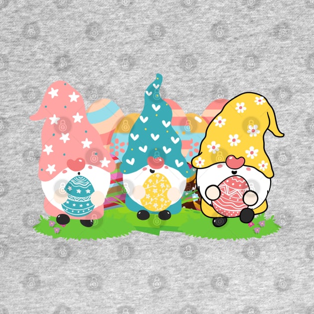 Happy Easter, Easter Gnomes - Cute Easter Gnomes by AE Desings Digital